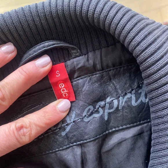ESPRIT leather jacket - Picture 3 of 5